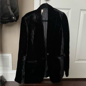 Velvet blazer